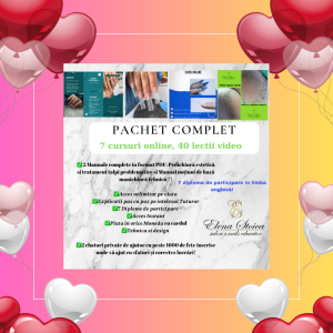 PACHET COMPLET – baza+perfectionare+pedichiura si 3 manuale